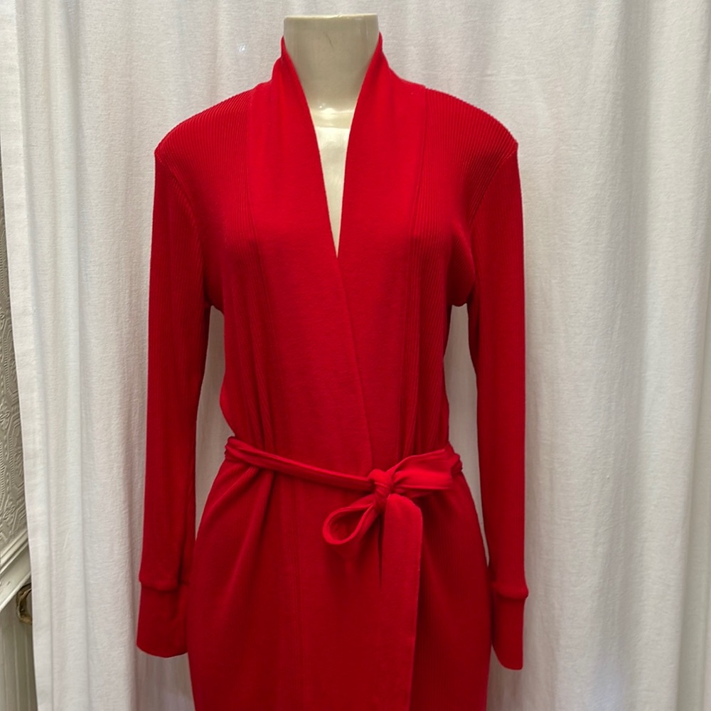 PJ Salvage Red Textured Essentials Robe Size XS